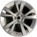 20" EXPLORER 20-21 20x8, , , face with pockets Original OEM Wheel Rim - GREY - Front View