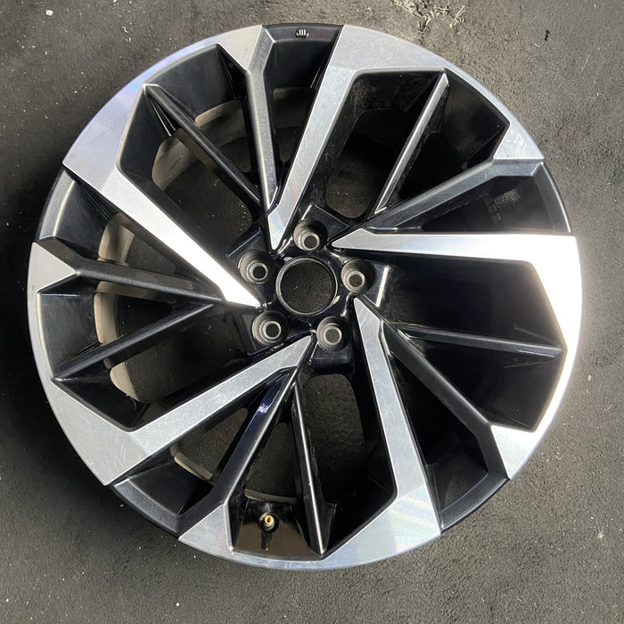 20" OUTLANDER 22-24 20x8, Original OEM Wheel Rim - MACHINED BLACK - Additional View