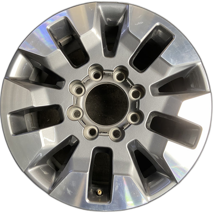 20" SILVERADO 2500 PICKUP 21-23 20x8.5, 10 spoke, Original OEM Wheel Rim - - Front View