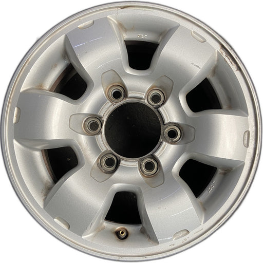 15" FRONTIER 98-00 4x2, 15x6, alloy Original OEM Wheel Rim - Front View