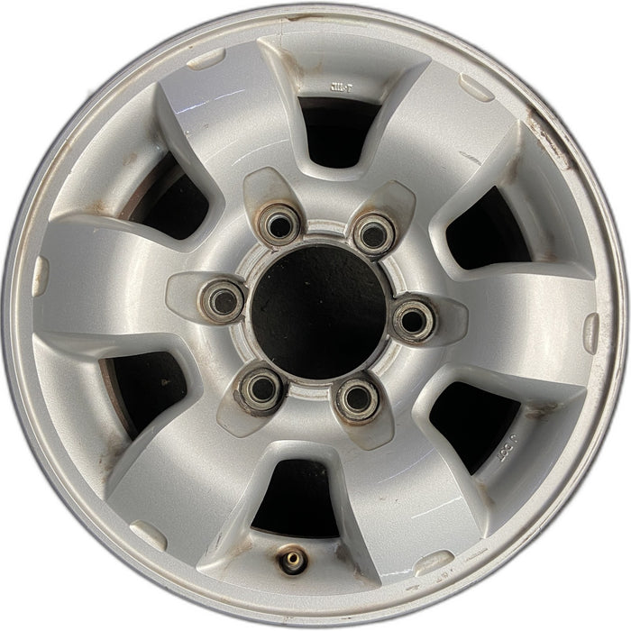 15" FRONTIER 98-00 4x2, 15x6, alloy Original OEM Wheel Rim - Front View