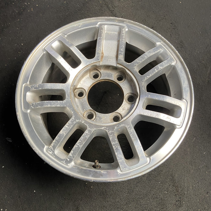 16" HUMMER H3 06 , 7 double spoke, satin finish Original OEM Wheel Rim - - View 7