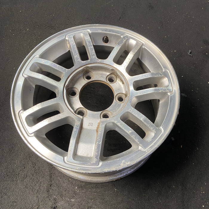 16" HUMMER H3 06 , 7 double spoke, satin finish Original OEM Wheel Rim - - View 8