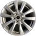18" MAZDA 3 19-22 18x7 , 10 spoke, metallic Original OEM Wheel Rim - SILVER - Front View