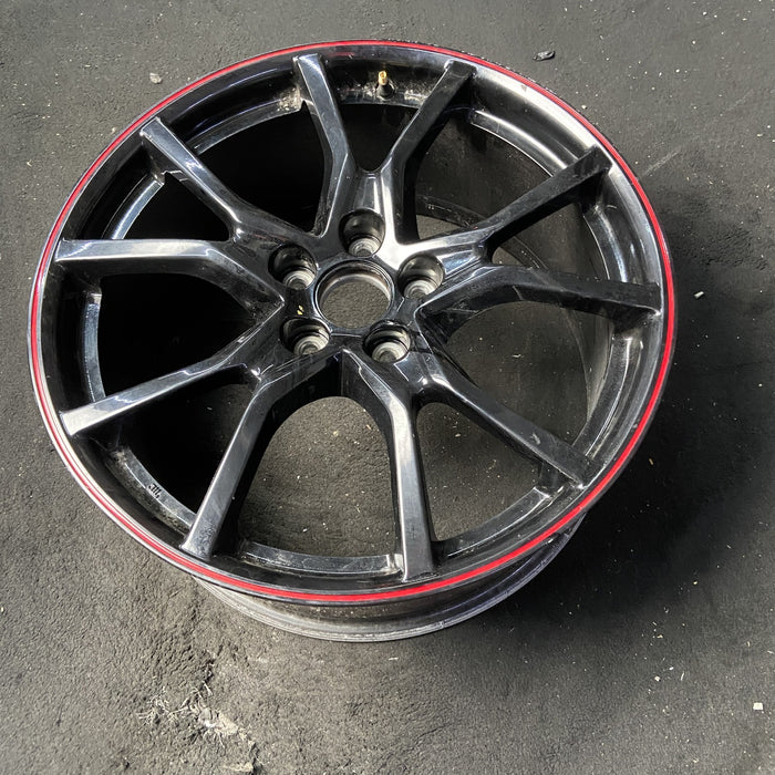 20" CIVIC 17-20 20x8.5 , Original OEM Wheel Rim - BLACK - View 8