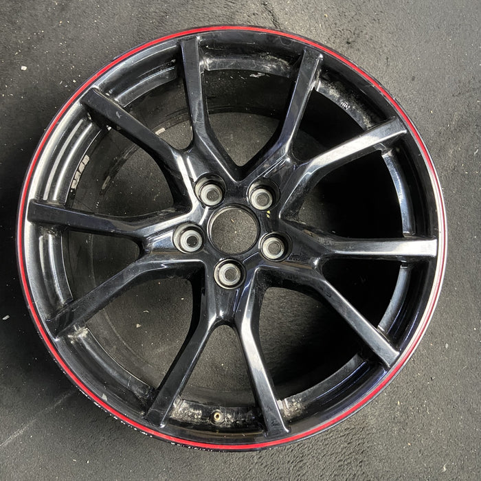 20" CIVIC 17-20 20x8.5 , Original OEM Wheel Rim - BLACK - Additional View