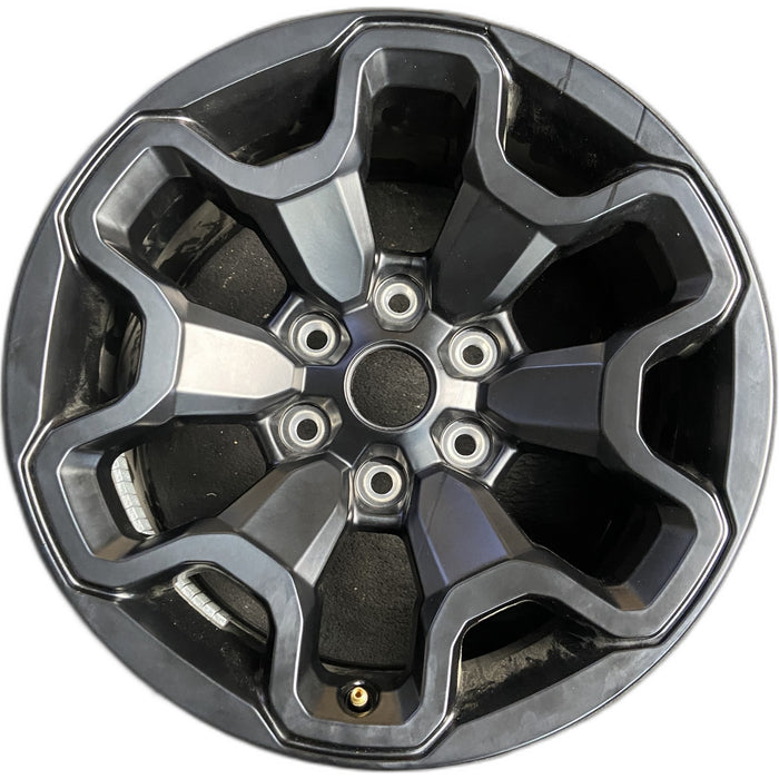 18" DODGE 1500 PICKUP 22 , 18x9, Y spoke design, Original OEM Wheel Rim - BLACK - Front View