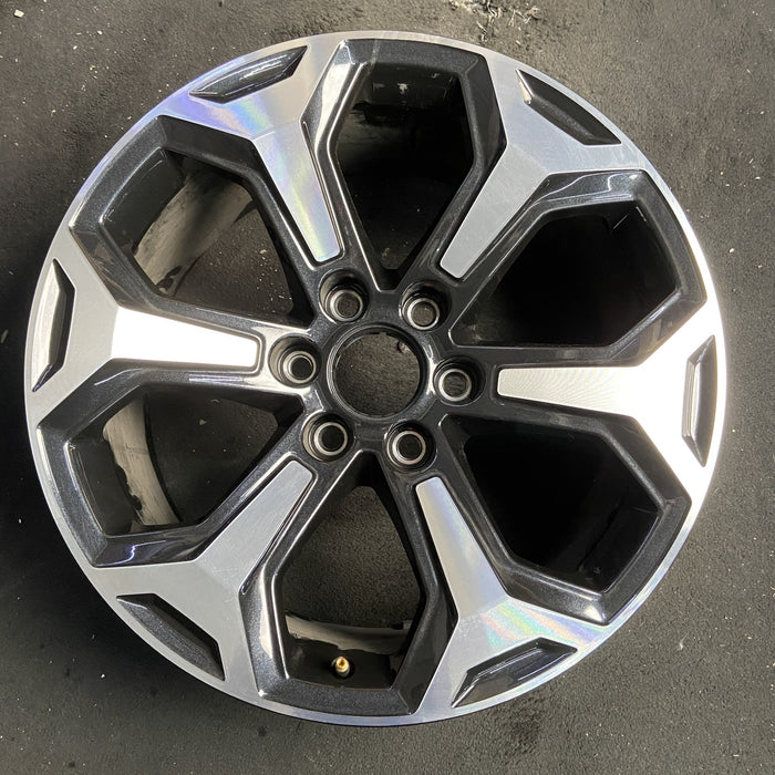 20" YUKON 25-26 20x9, 6 spoke, carbon flash Original OEM Wheel Rim - MACHINED - Additional View