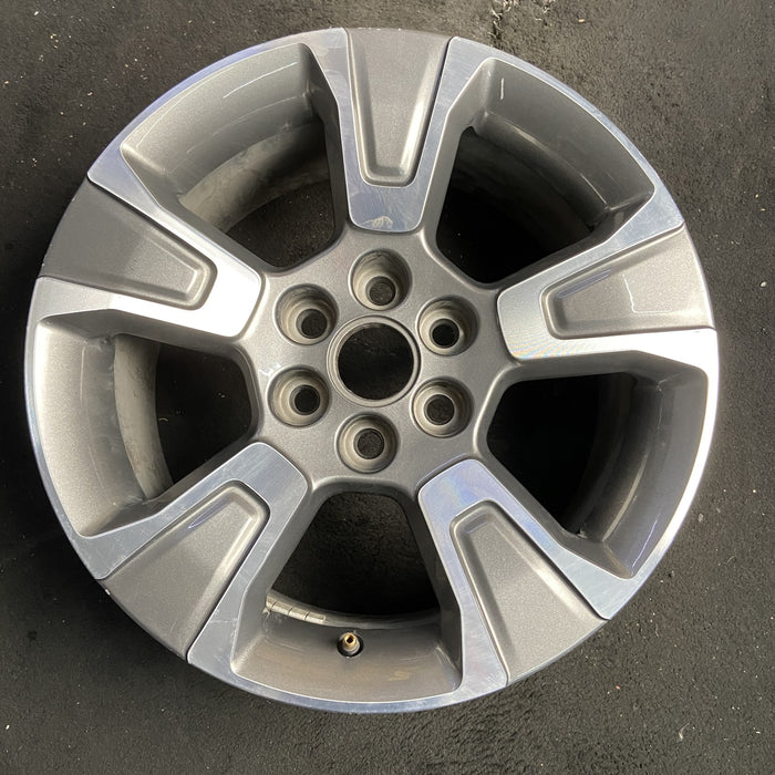 17" COLORADO 15-16 17x8, , opt R28 Original OEM Wheel Rim - MACHINED GREY - Additional View