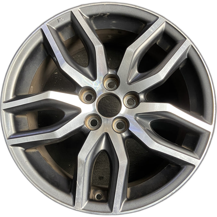 18" SCION TC 14-16 18x7.5 , , Original OEM Wheel Rim - MACHINED CHARCOAL - Front View
