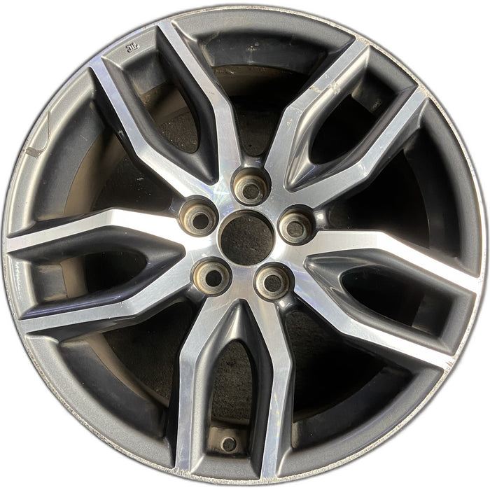 18" SCION TC 14-16 18x7.5 , , Original OEM Wheel Rim - MACHINED CHARCOAL - Front View