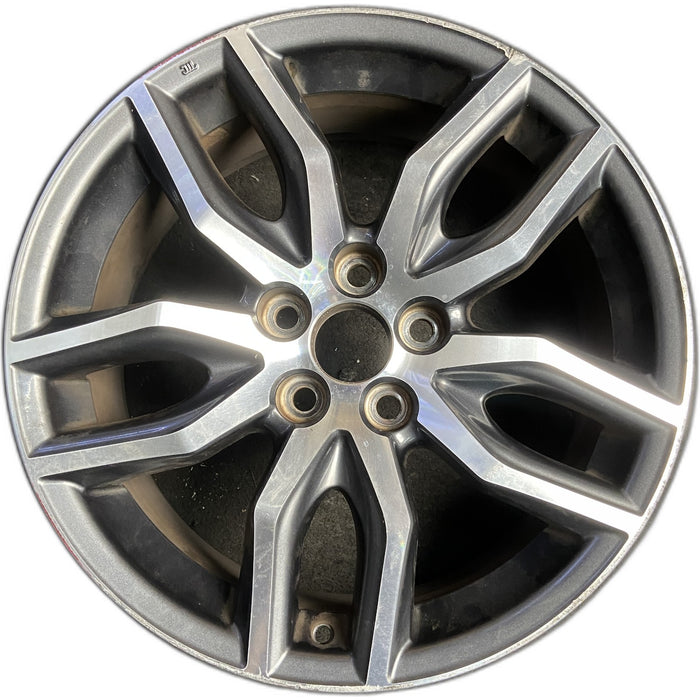 18" SCION TC 14-16 18x7.5 , , Original OEM Wheel Rim - MACHINED CHARCOAL - Front View