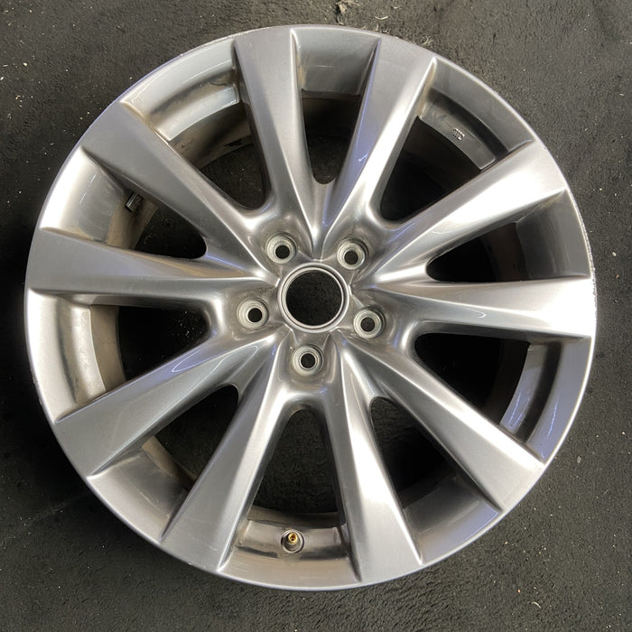18" MAZDA 3 19-22 18x7 , 10 spoke, metallic Original OEM Wheel Rim - SILVER - Additional View