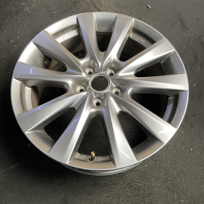 18" MAZDA 3 19-22 18x7 , 10 spoke, metallic Original OEM Wheel Rim - SILVER - View 7