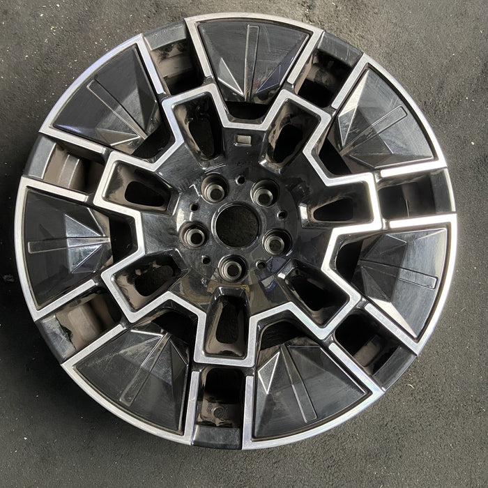 19" BMW 430i 25-26 19x8.5, 7 spoke Original OEM Wheel Rim - MACHINED BLACK - Additional View