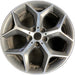 18" BMW X1 16-20 18x7.5 , , solid Y spoke Original OEM Wheel Rim - MACHINED - Front View