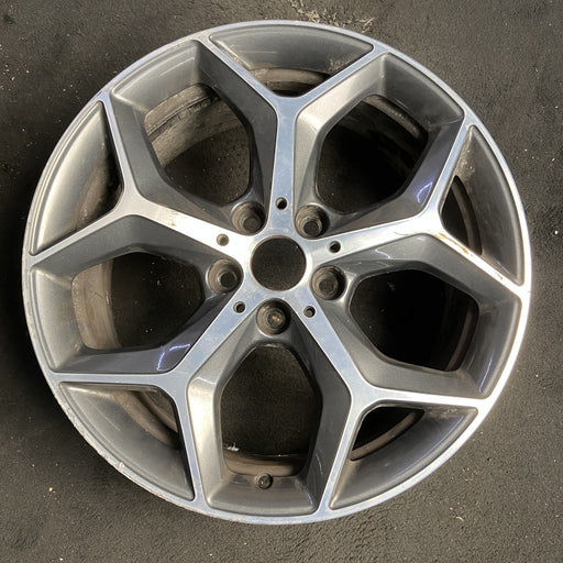 18" BMW X1 16-20 18x7.5 , , solid Y spoke Original OEM Wheel Rim - MACHINED - Additional View