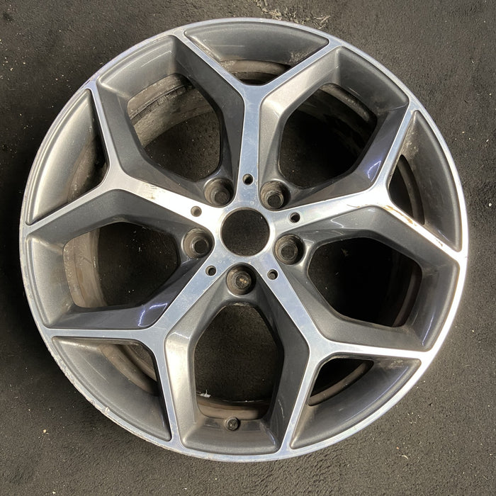 18" BMW X1 16-20 18x7.5 , , solid Y spoke Original OEM Wheel Rim - MACHINED - Additional View