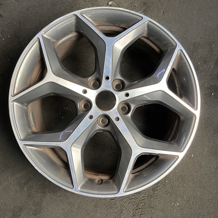 18" BMW X1 16-20 18x7.5 , , solid Y spoke Original OEM Wheel Rim - MACHINED - Additional View