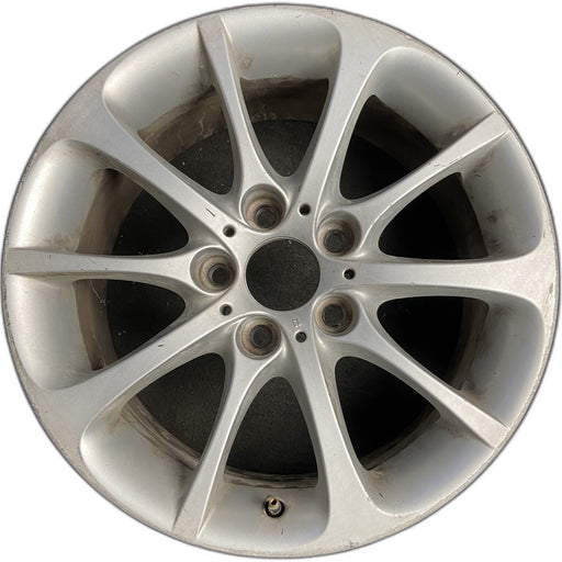 17" BMW Z4 03-08 17x8 , 10 spoke, alternating width spoke Original OEM Wheel Rim - Front View