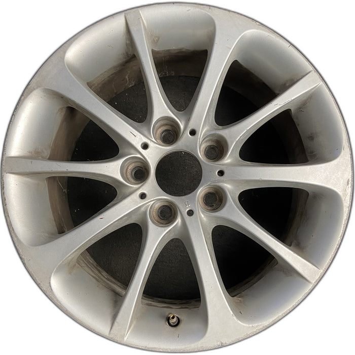 17" BMW Z4 03-08 17x8 , 10 spoke, alternating width spoke Original OEM Wheel Rim - Front View