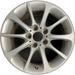 17" BMW Z4 03-08 17x8 , 10 spoke, alternating width spoke Original OEM Wheel Rim - Front View