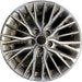 17" FORTE 22-24 17x7 , 25 spoke Original OEM Wheel Rim - MACHINED CHARCOAL - Front View