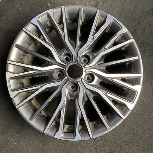 17" FORTE 22-24 17x7 , 25 spoke Original OEM Wheel Rim - MACHINED CHARCOAL - Additional View