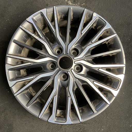 17" FORTE 22-24 17x7 , 25 spoke Original OEM Wheel Rim - MACHINED CHARCOAL - Additional View