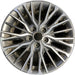 17" FORTE 22-24 17x7 , 25 spoke Original OEM Wheel Rim - MACHINED CHARCOAL - Front View