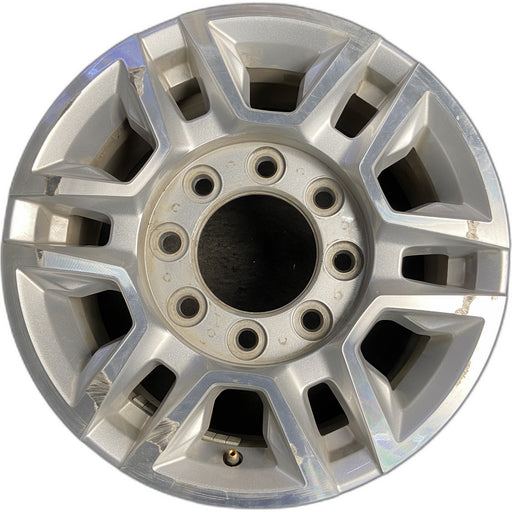 17" SIERRA 2500 PICKUP 20-24 17x7.5, aluminum Original OEM Wheel Rim - MACHINED - Front View