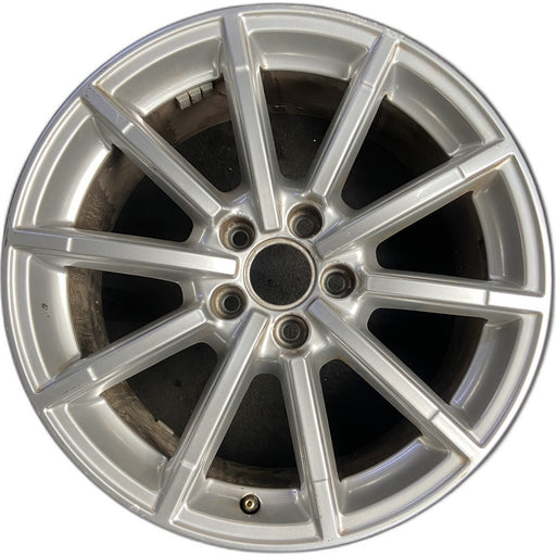 18" AUDI A4 14 18x8 , , straight spoke Original OEM Wheel Rim - Front View