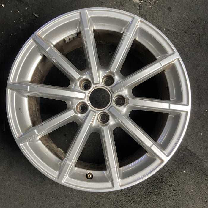 18" AUDI A4 14 18x8 , , straight spoke Original OEM Wheel Rim - Additional View