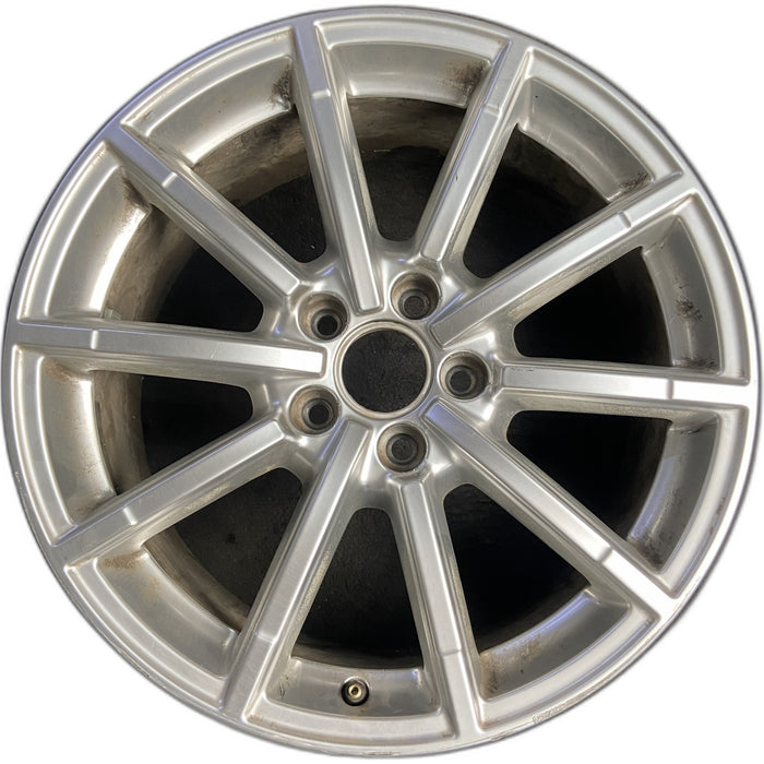 18" AUDI A4 14 18x8 , , straight spoke Original OEM Wheel Rim - Front View