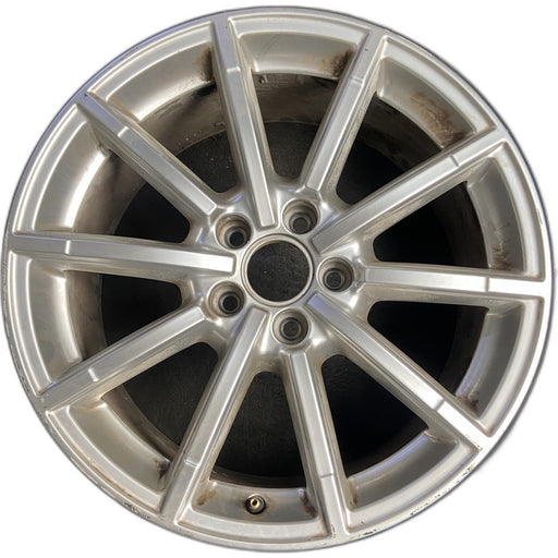 18" AUDI A4 14 18x8 , , straight spoke Original OEM Wheel Rim - Front View