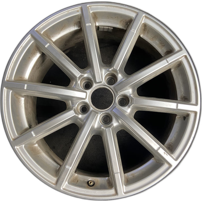18" AUDI A4 14 18x8 , , straight spoke Original OEM Wheel Rim - Front View