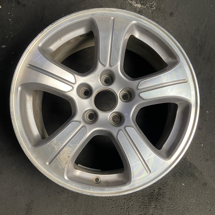18" PILOT 12-14 18x7.5 , 5 spoke Original OEM Wheel Rim - MACHINED SILVER - Additional View