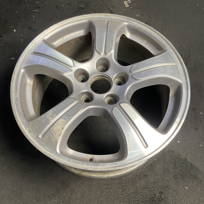 18" PILOT 12-14 18x7.5 , 5 spoke Original OEM Wheel Rim - MACHINED SILVER - View 7