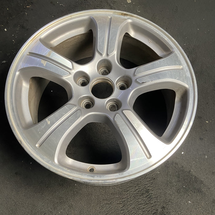 18" PILOT 12-14 18x7.5 , 5 spoke Original OEM Wheel Rim - MACHINED SILVER - View 7
