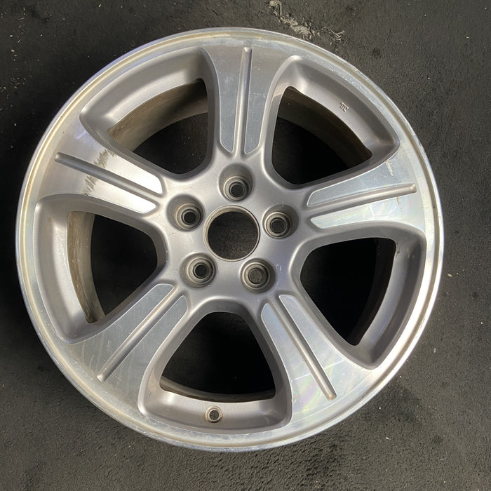 18" PILOT 12-14 18x7.5 , 5 spoke Original OEM Wheel Rim - MACHINED SILVER - Additional View