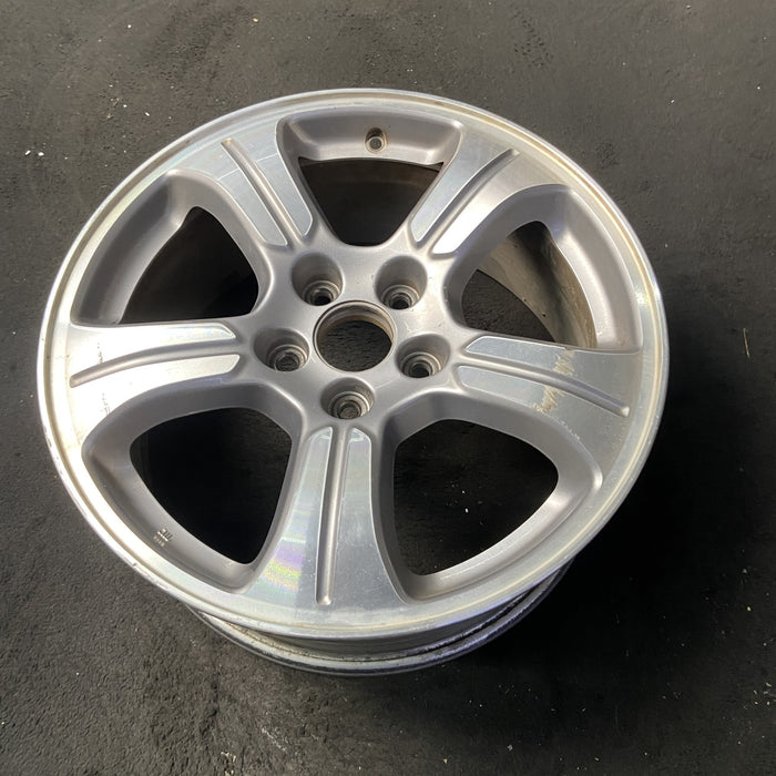 18" PILOT 12-14 18x7.5 , 5 spoke Original OEM Wheel Rim - MACHINED SILVER - View 8