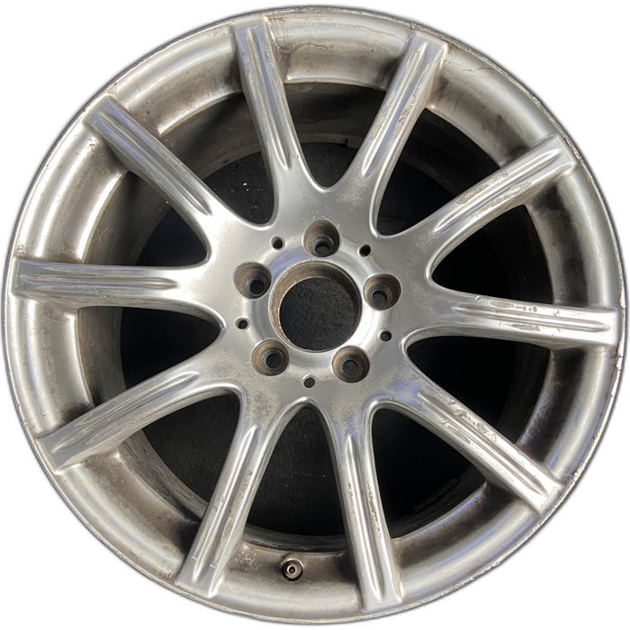 17" MERCEDES SLK 05-07 171 Type; SLK350, 17x8.5 , 10 spoke Original OEM Wheel - Front View
