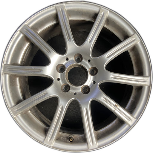 17" MERCEDES SLK 05-07 171 Type; SLK350, 17x7.5 , 10 spoke Original OEM Wheel - Front View