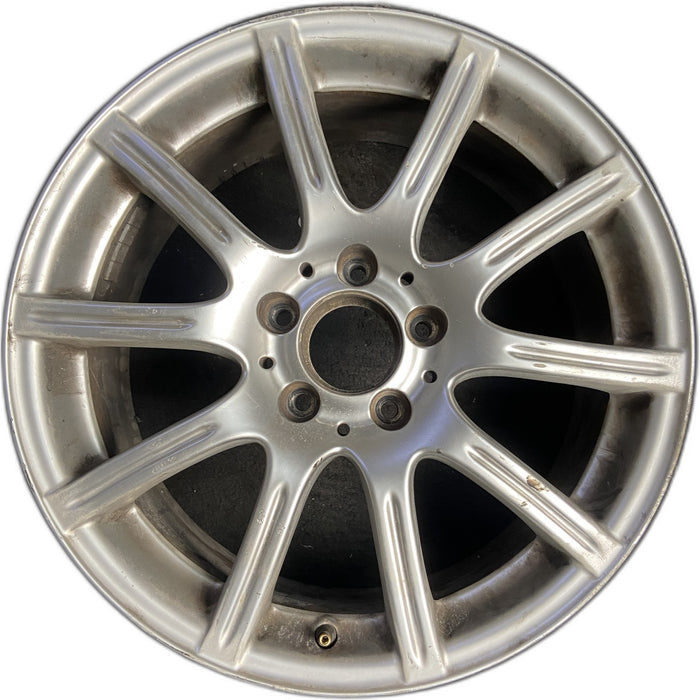 17" MERCEDES SLK 05-07 171 Type; SLK350, 17x7.5 , 10 spoke Original OEM Wheel - Front View