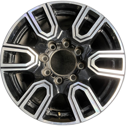 20" SIERRA 2500 PICKUP 20 20x8.5, 12 spoke , Original OEM Wheel Rim - MACHINED - Front View