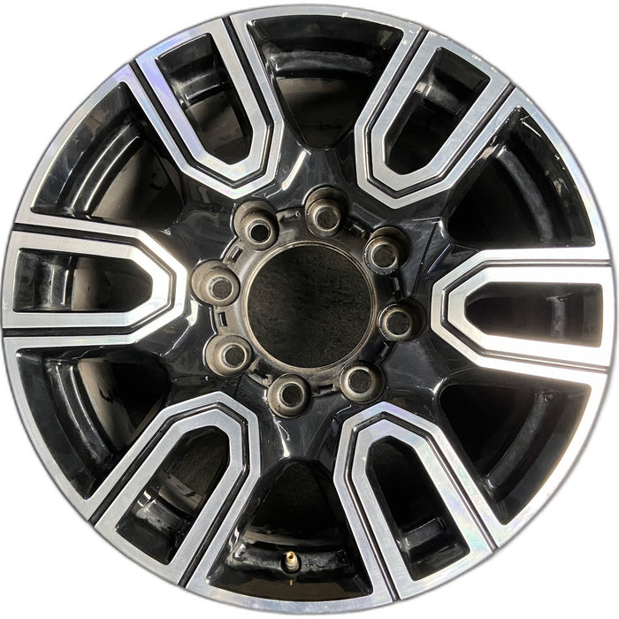 20" SIERRA 2500 PICKUP 20 20x8.5, 12 spoke , Original OEM Wheel Rim - MACHINED - Front View