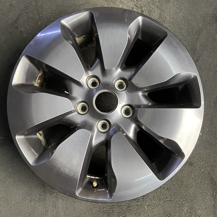 18" PACIFICA 19-20 , aluminum, 18x7.5, 7 slot, Original OEM Wheel Rim - CHARCOAL - Additional View