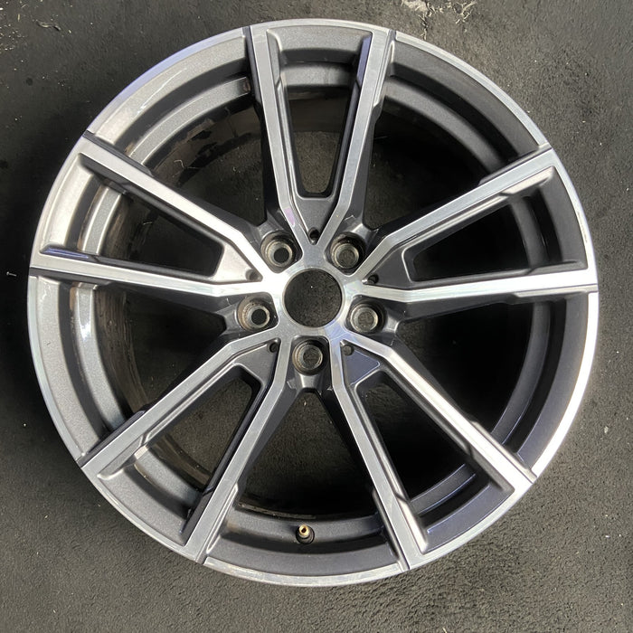 18" BMW 230i 22-26 18x7.5, , U spoke Original OEM Wheel Rim - MACHINED CHARCOAL - Additional View