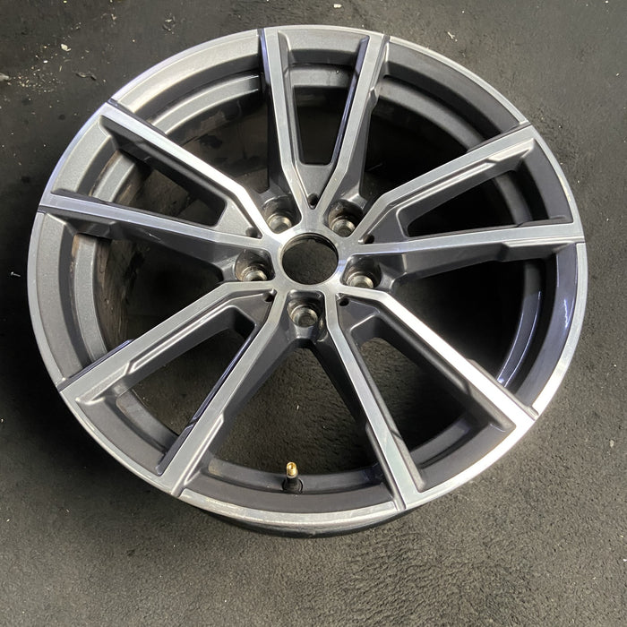 18" BMW 230i 22-26 18x7.5, , U spoke Original OEM Wheel Rim - MACHINED CHARCOAL - View 7
