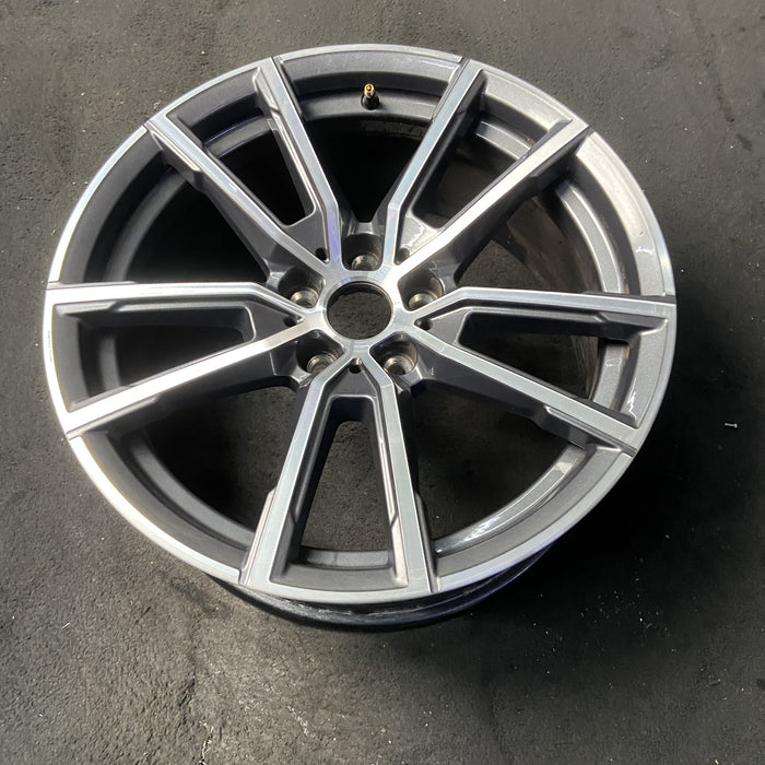 18" BMW 230i 22-26 18x7.5, , U spoke Original OEM Wheel Rim - MACHINED CHARCOAL - View 8
